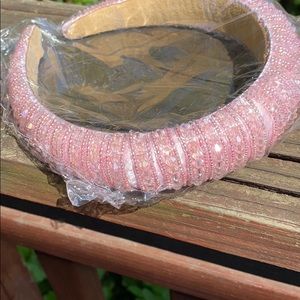 Pink Rhinestone headband